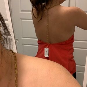 Woman’s Chain Satin Top